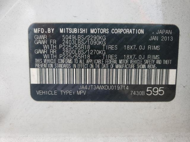 Photo 9 VIN: JA4JT3AWXDU019714 - MITSUBISHI OUTLANDER 