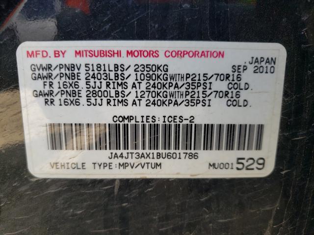 Photo 9 VIN: JA4JT3AX1BU601786 - MITSUBISHI OUTLANDER 