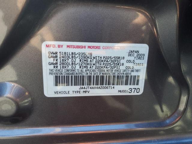 Photo 12 VIN: JA4JT4AX4AZ006714 - MITSUBISHI OUTLANDER 