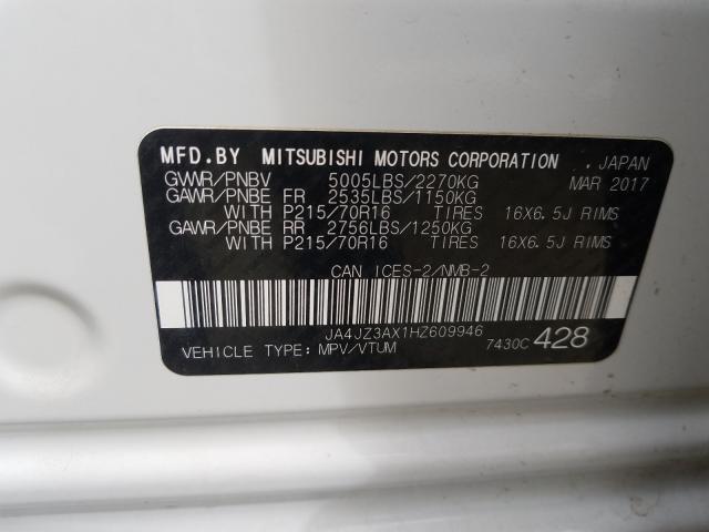 Photo 9 VIN: JA4JZ3AX1HZ609946 - MITSUBISHI OUTLANDER 