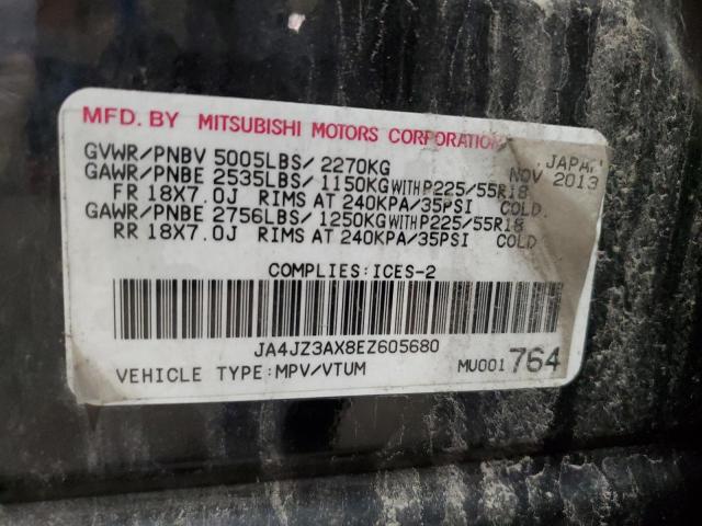 Photo 12 VIN: JA4JZ3AX8EZ605680 - MITSUBISHI OUTLANDER 