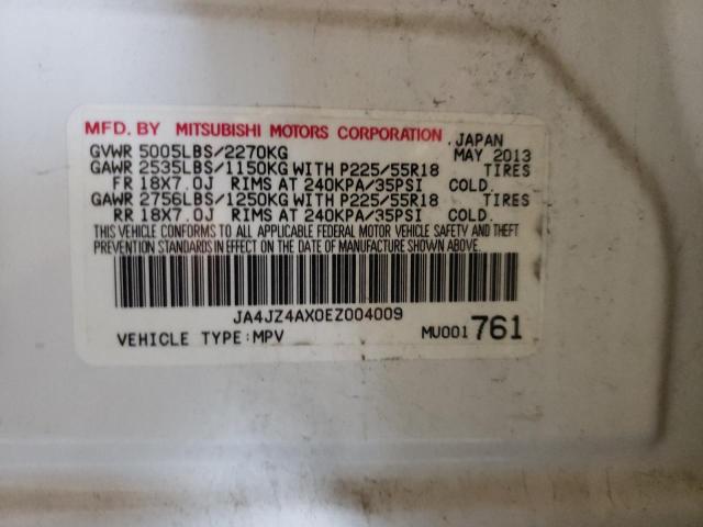 Photo 12 VIN: JA4JZ4AX0EZ004009 - MITSUBISHI OUTLANDER 