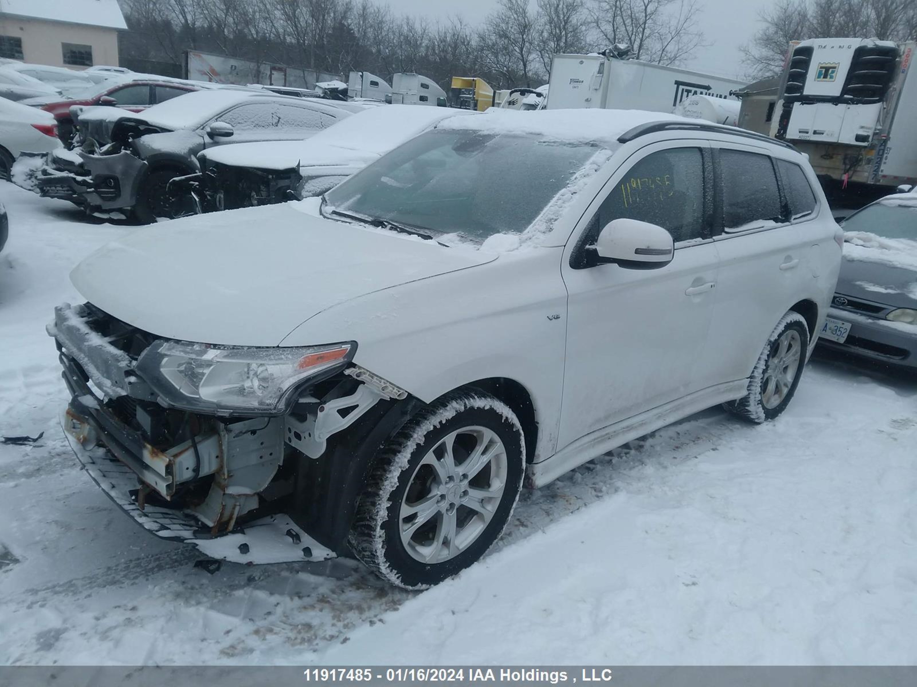 Photo 1 VIN: JA4JZ4AX1EZ607146 - MITSUBISHI OUTLANDER 