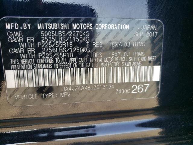 Photo 9 VIN: JA4JZ4AX8JZ013194 - MITSUBISHI OUTLANDER 