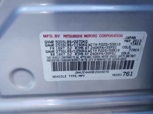 Photo 12 VIN: JA4JZ4AX9EZ003070 - MITSUBISHI OUTLANDER 