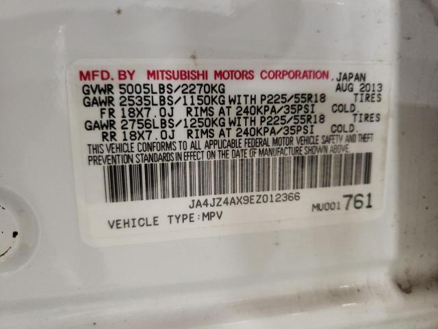 Photo 9 VIN: JA4JZ4AX9EZ012366 - MITSUBISHI OUTLANDER 