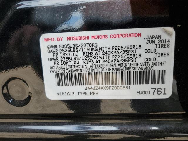 Photo 12 VIN: JA4JZ4AX9FZ000851 - MITSUBISHI OUTLANDER 