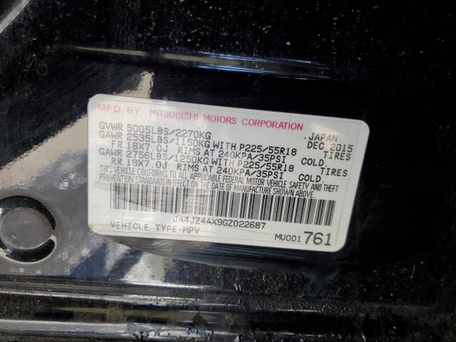 Photo 13 VIN: JA4JZ4AX9GZ022687 - MITSUBISHI OUTLANDER 