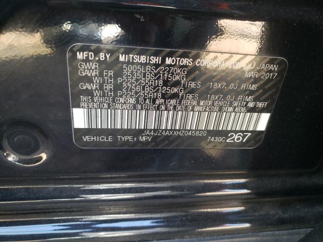 Photo 9 VIN: JA4JZ4AXXHZ045820 - MITSUBISHI OUTLANDER 