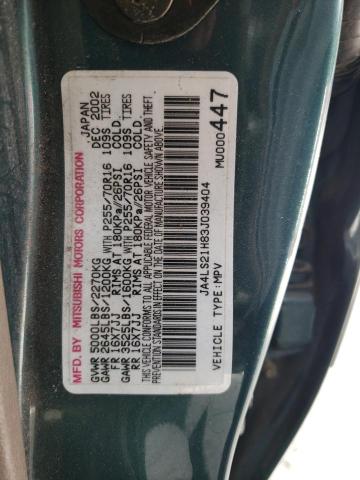 Photo 12 VIN: JA4LS21H83J039404 - MITSUBISHI MONTERO 