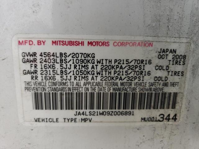 Photo 12 VIN: JA4LS21W09Z006891 - MITSUBISHI OUTLANDER 