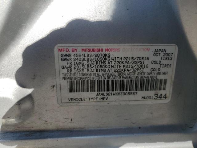 Photo 12 VIN: JA4LS21WX8Z005567 - MITSUBISHI OUTLANDER 