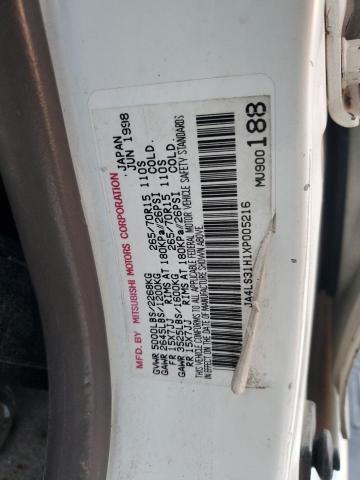 Photo 12 VIN: JA4LS31H1XP005216 - MITSUBISHI MONTERO 