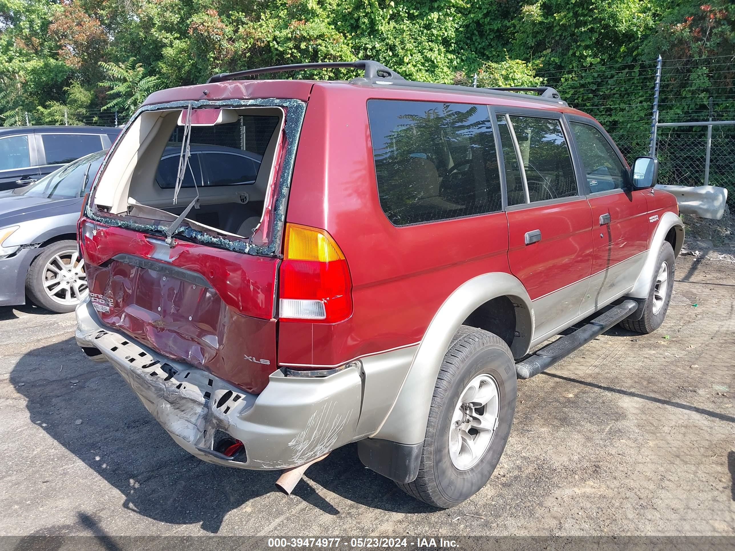 Photo 3 VIN: JA4LS31HXXP022838 - MITSUBISHI MONTERO SPORT 