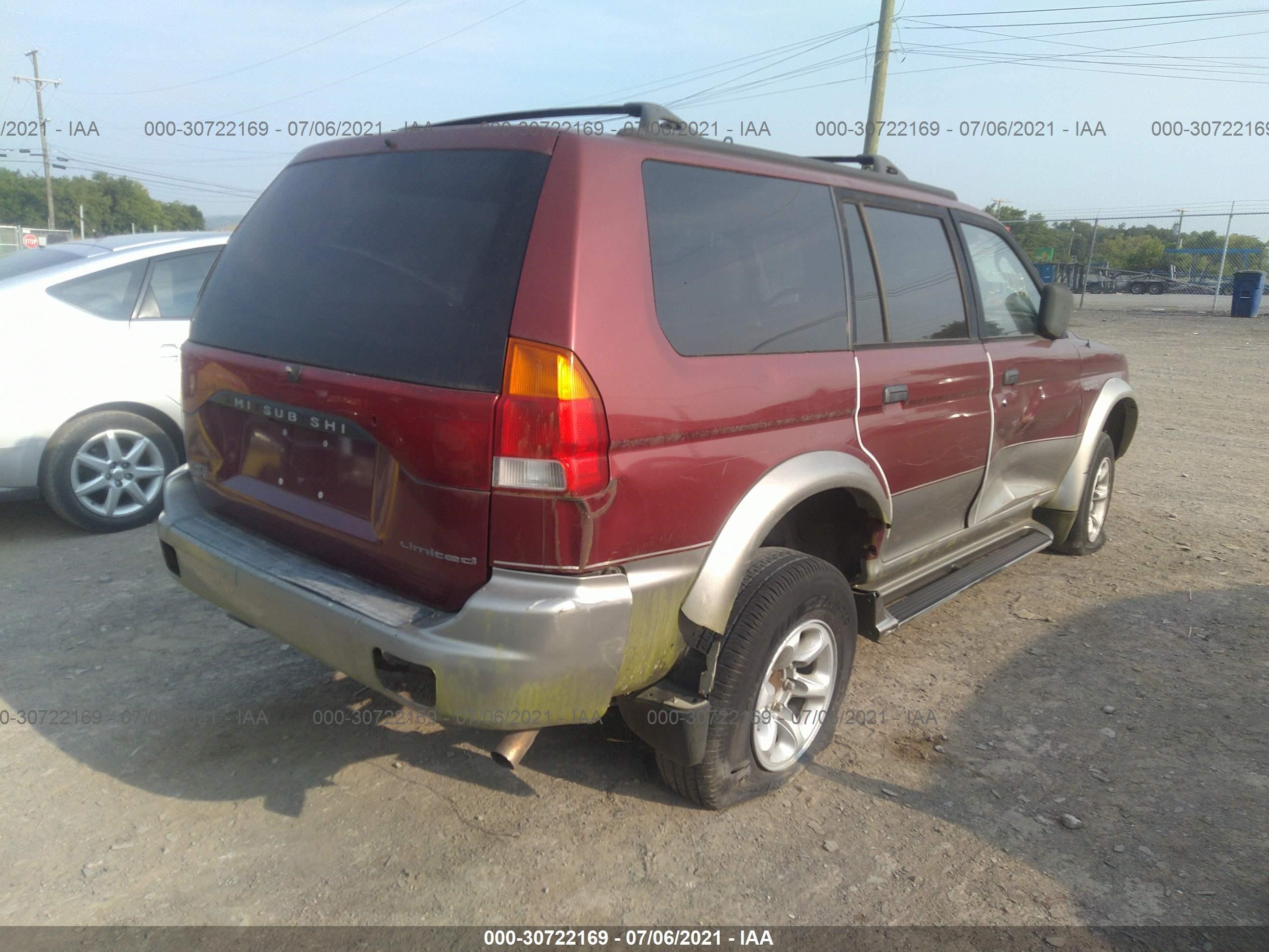 Photo 3 VIN: JA4LS41R7XP037330 - MITSUBISHI MONTERO SPORT 