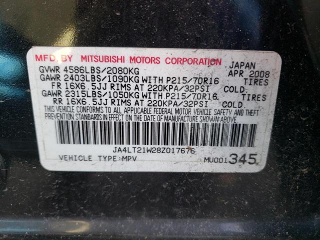 Photo 9 VIN: JA4LT21W28Z017676 - MITSUBISHI OUTLANDER 