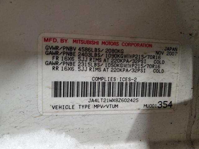 Photo 11 VIN: JA4LT21WX8Z602425 - MITSUBISHI OUTLANDER 