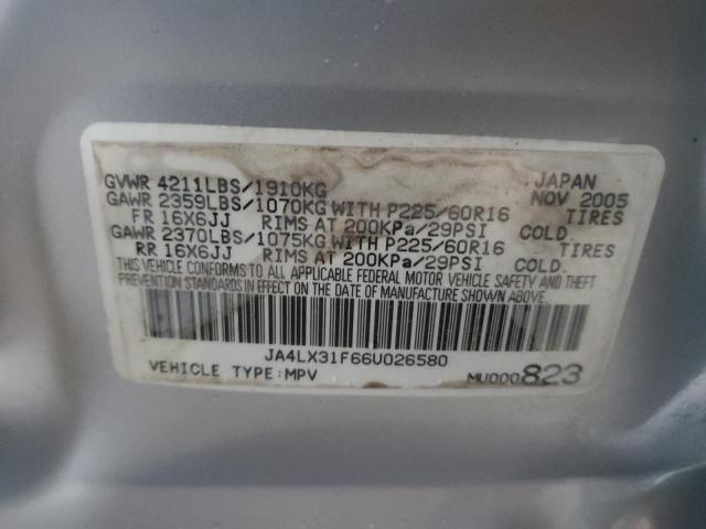 Photo 12 VIN: JA4LX31F66U026580 - MITSUBISHI OUTLANDER 