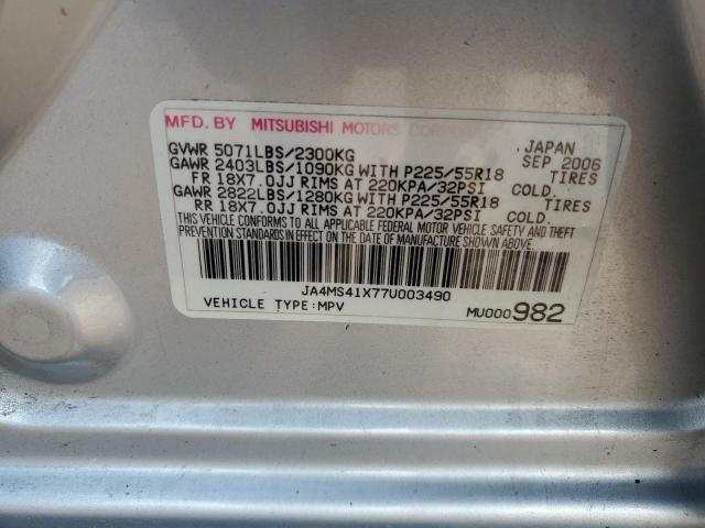 Photo 12 VIN: JA4MS41X77U003490 - MITSUBISHI OUTLANDER 