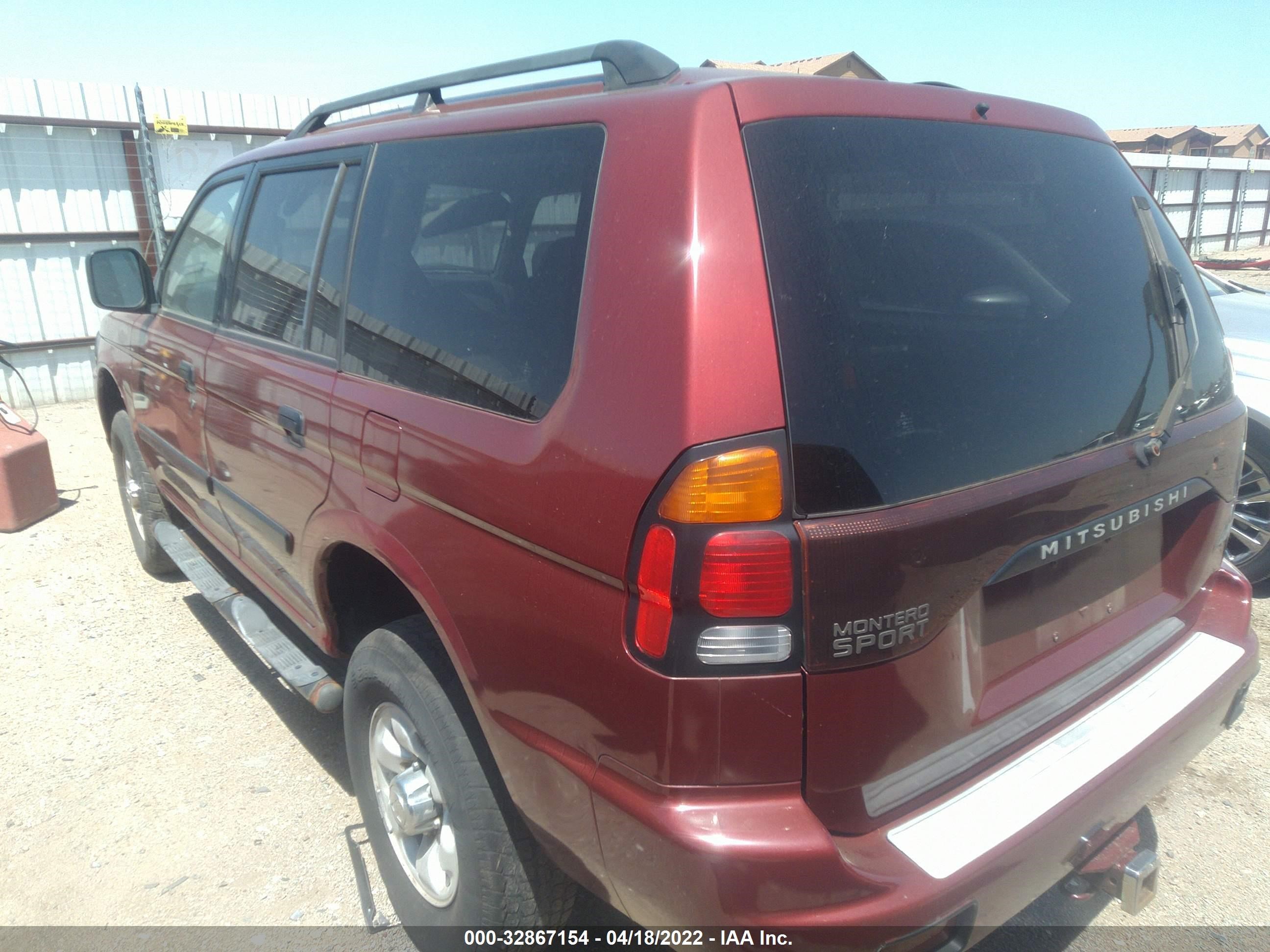 Photo 2 VIN: JA4MT21H93J011094 - MITSUBISHI MONTERO SPORT 