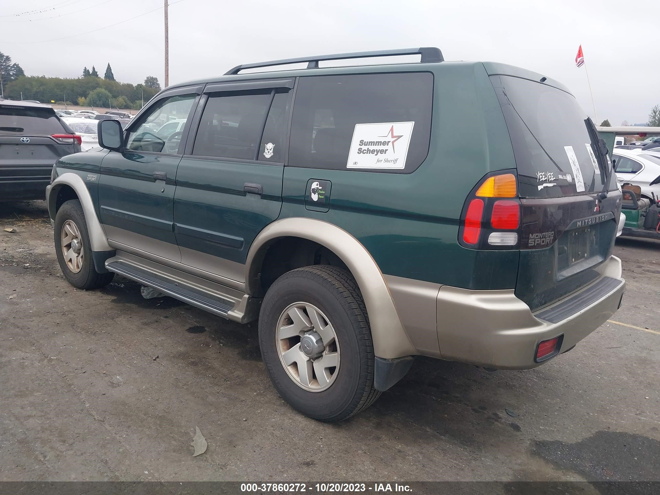 Photo 2 VIN: JA4MT31H21P037455 - MITSUBISHI MONTERO SPORT 