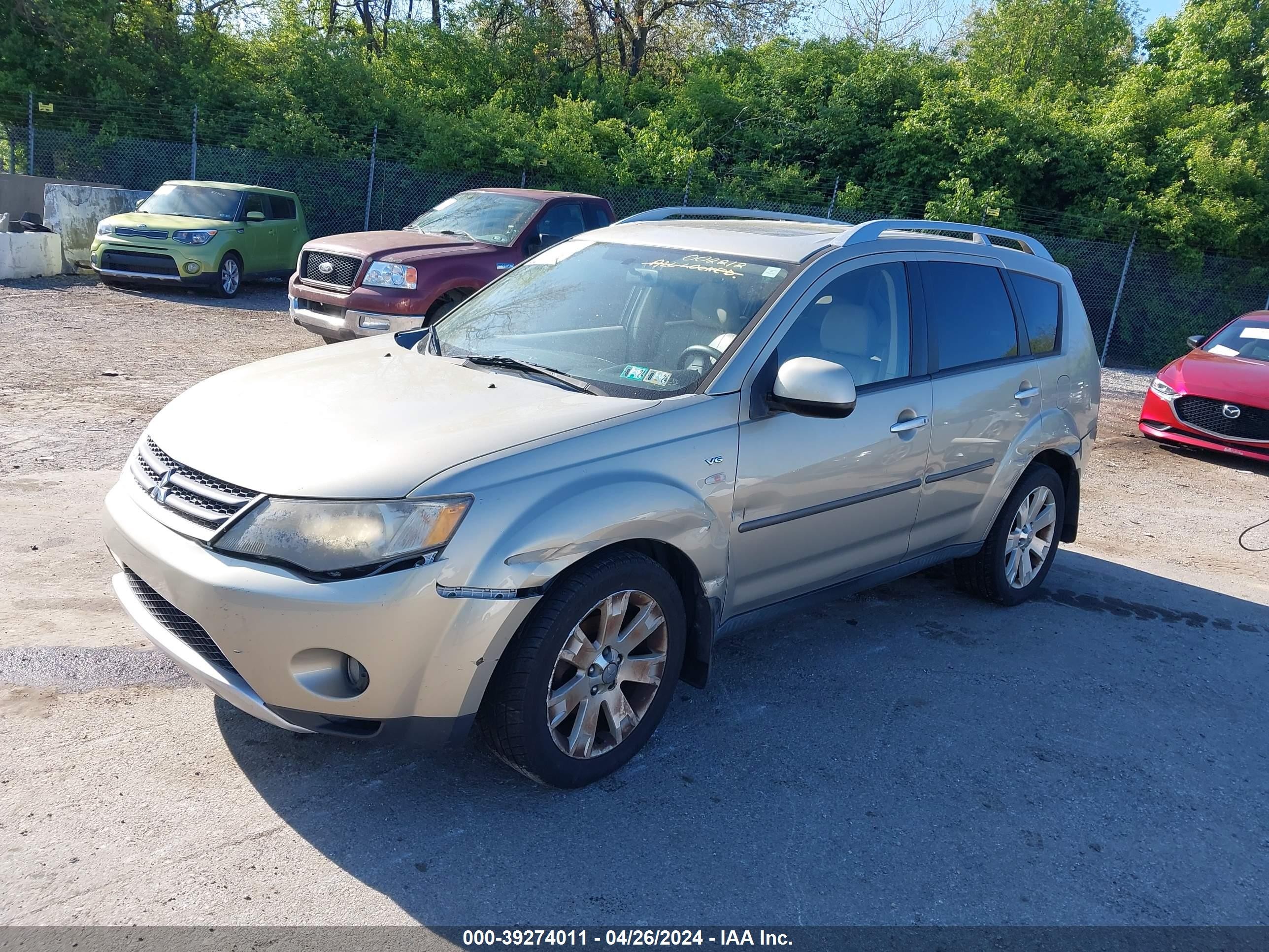 Photo 1 VIN: JA4MT41X58Z002212 - MITSUBISHI OUTLANDER 