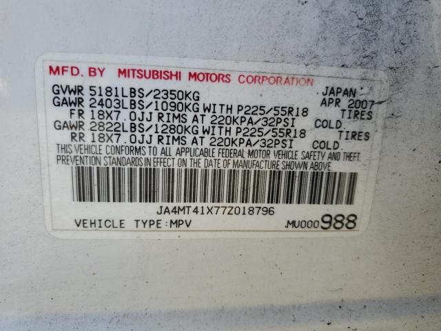 Photo 13 VIN: JA4MT41X77Z018796 - MITSUBISHI OUTLANDER 