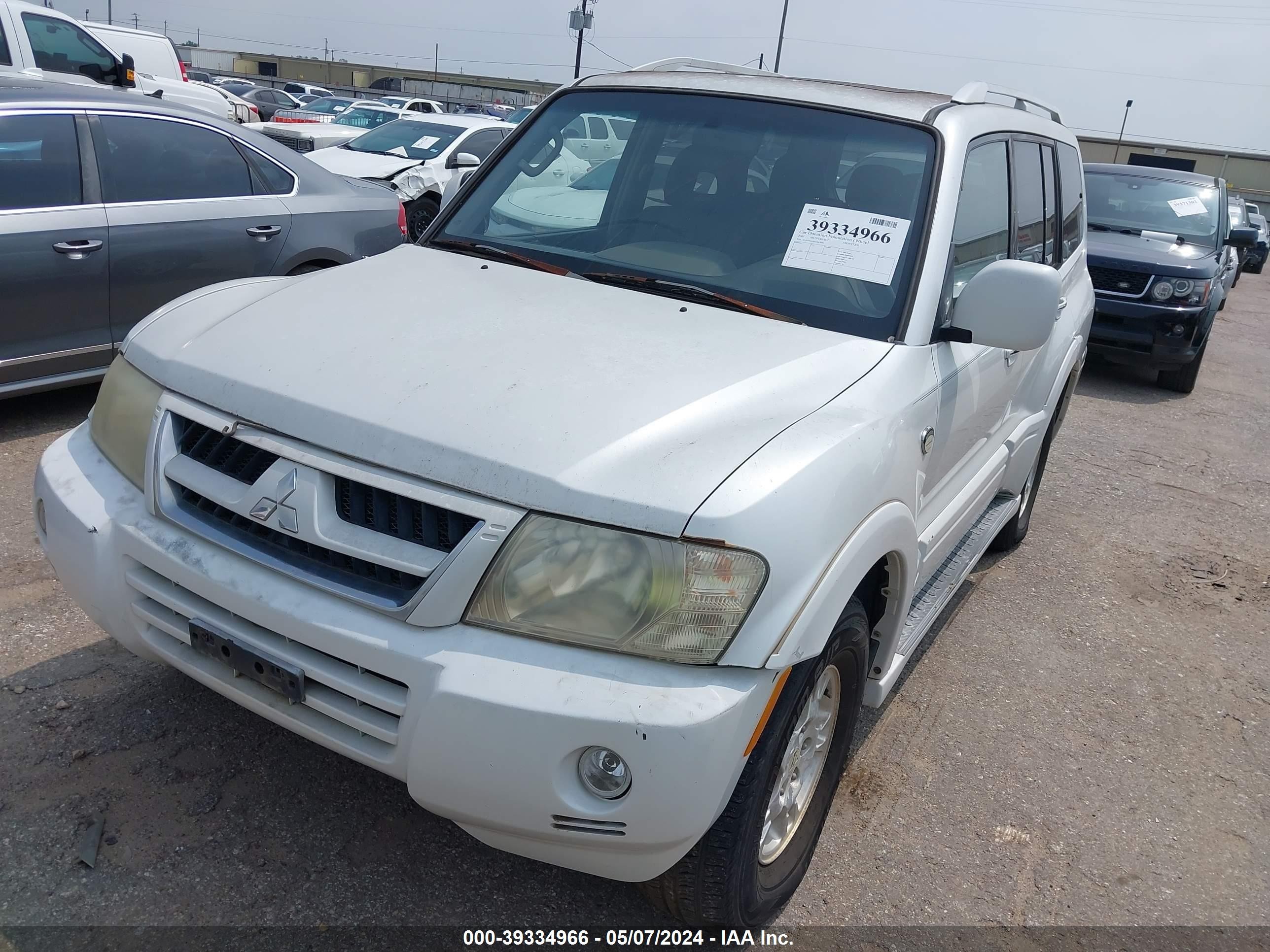 Photo 1 VIN: JA4NW61S03J047044 - MITSUBISHI MONTERO 