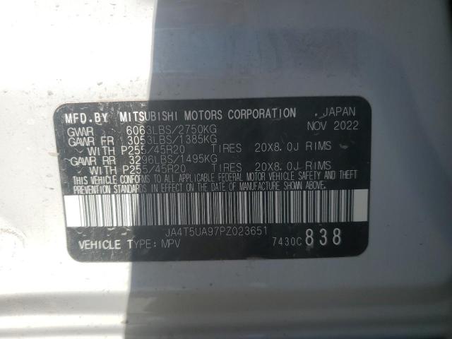 Photo 12 VIN: JA4T5UA97PZ023651 - MITSUBISHI OUTLANDER 