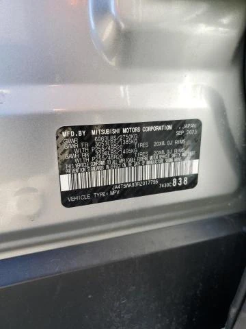 Photo 11 VIN: JA4T5WA93RZ017795 - MITSUBISHI OUTLANDER 