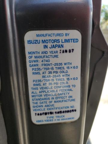 Photo 11 VIN: JAACH15L5H5408059 - ISUZU TROOPER 