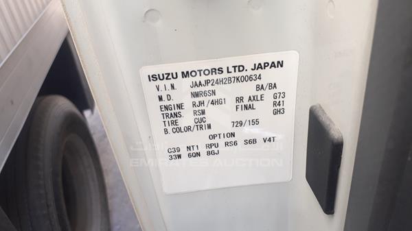 Photo 1 VIN: JAAJP24H2B7K00634 - ISUZU PICK 