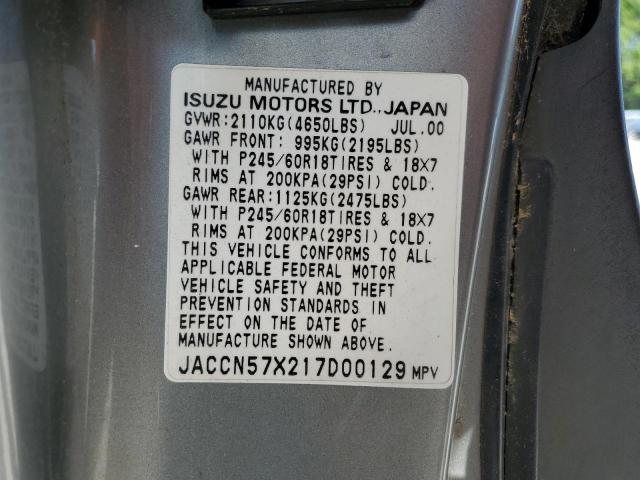 Photo 11 VIN: JACCN57X217D00129 - ISUZU VEHICROSS 