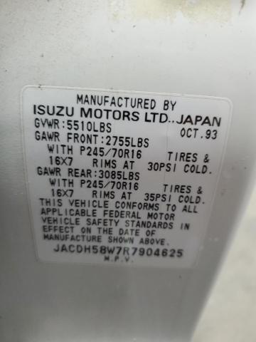 Photo 13 VIN: JACDH58W7R7904625 - ISUZU TROOPER 