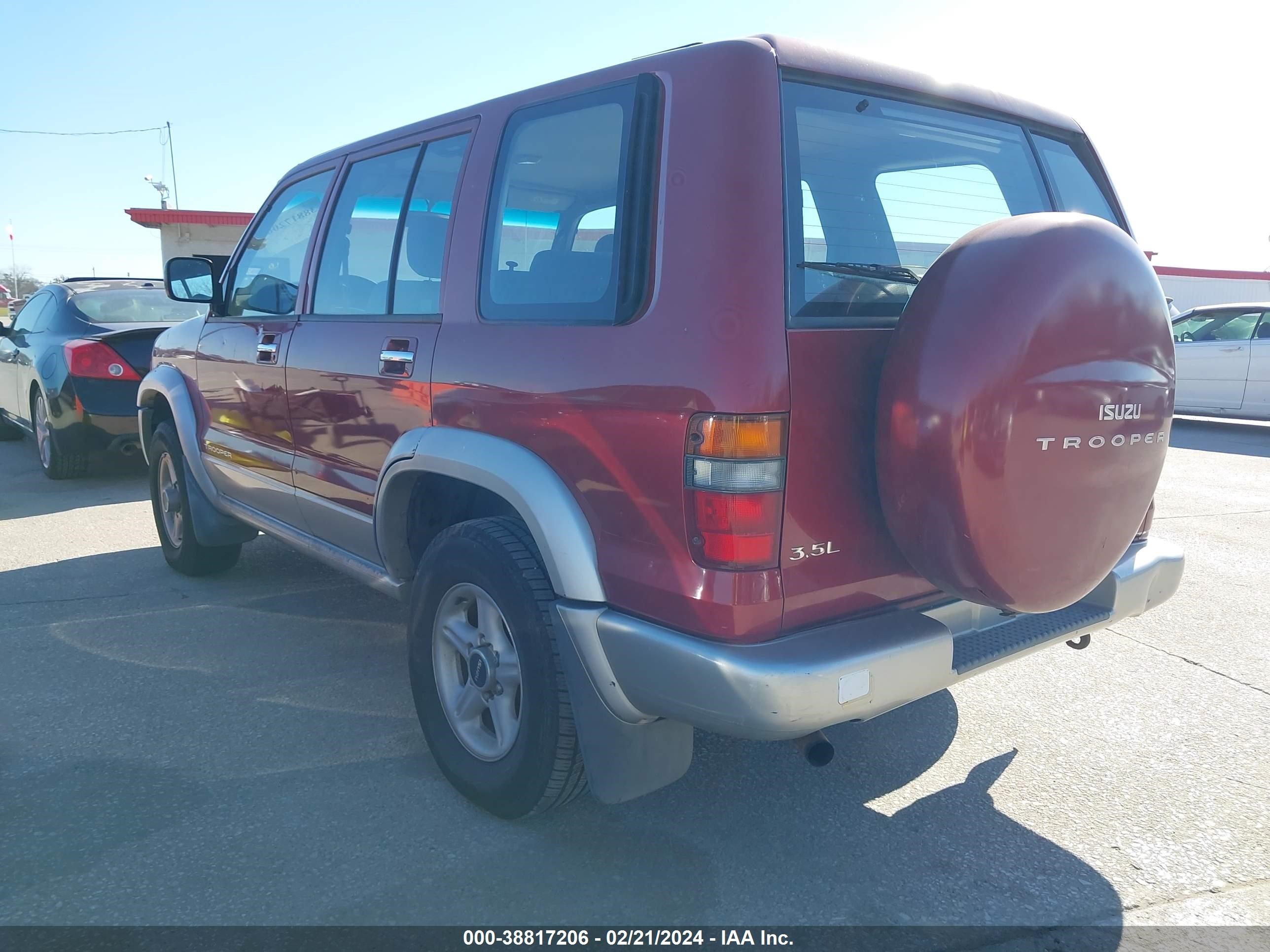 Photo 2 VIN: JACDJ58X2X7928387 - ISUZU TROOPER 