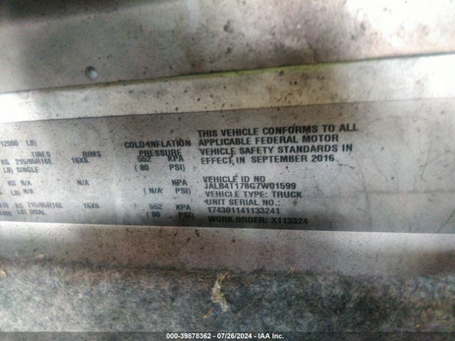 Photo 8 VIN: JALB4T178G7W01599 - ISUZU REACH 