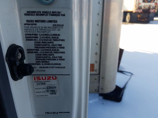 Photo 9 VIN: JALB4W175F7400226 - ISUZU NPR 