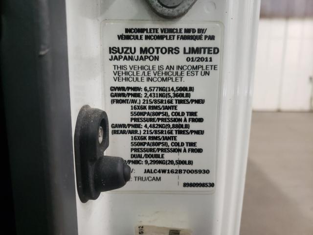 Photo 9 VIN: JALC4W162B7005930 - ISUZU NPR 