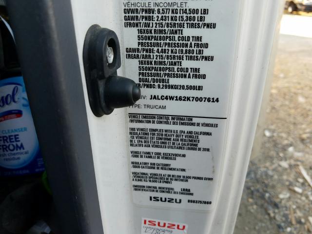 Photo 9 VIN: JALC4W162K7007614 - ISUZU NPR HD 