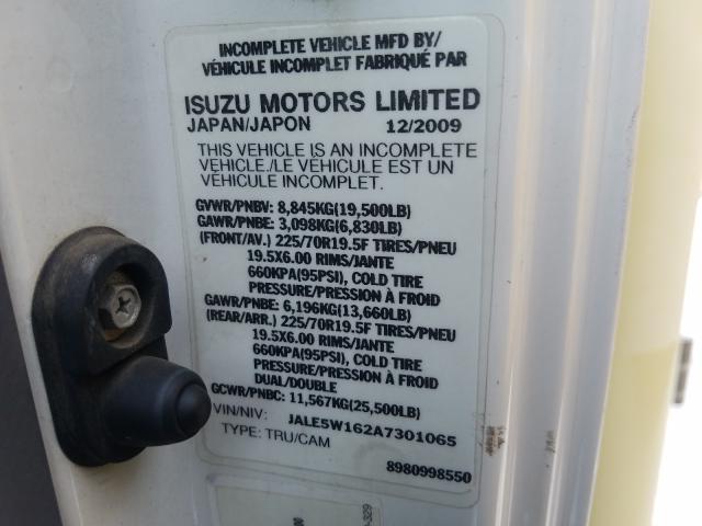 Photo 9 VIN: JALE5W162A7301065 - ISUZU NRR 