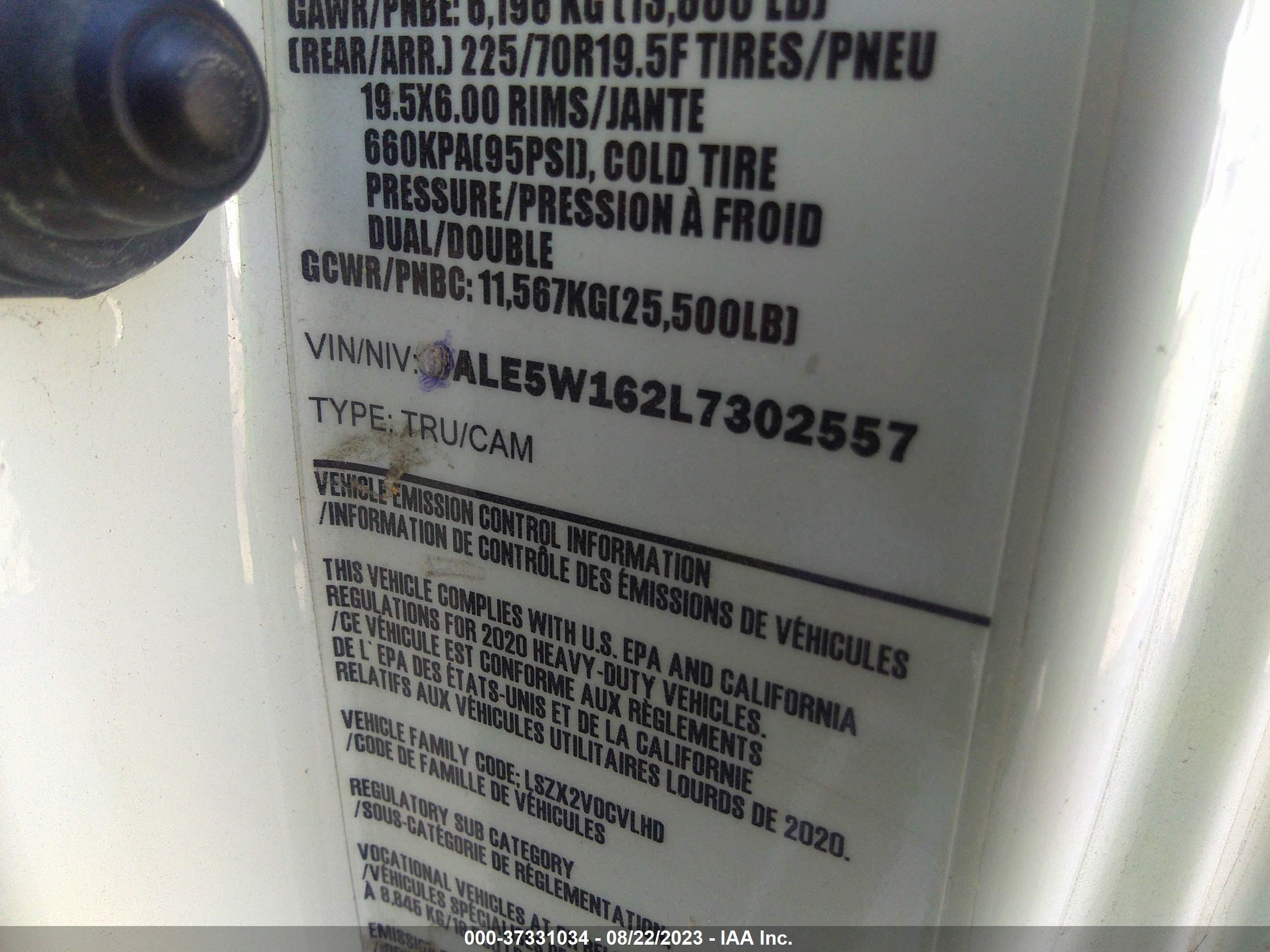 Photo 8 VIN: JALE5W162L7302557 - ISUZU NULL 