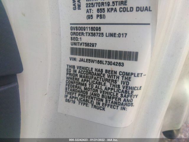 Photo 8 VIN: JALE5W166L7304263 - ISUZU NRR 