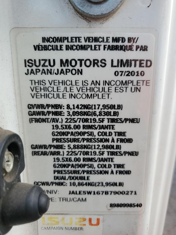 Photo 11 VIN: JALE5W167B7900271 - ISUZU NULL 