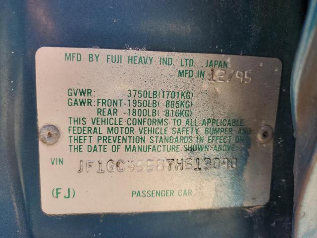 Photo 11 VIN: JF1GC4558TH513090 - SUBARU IMPREZA 