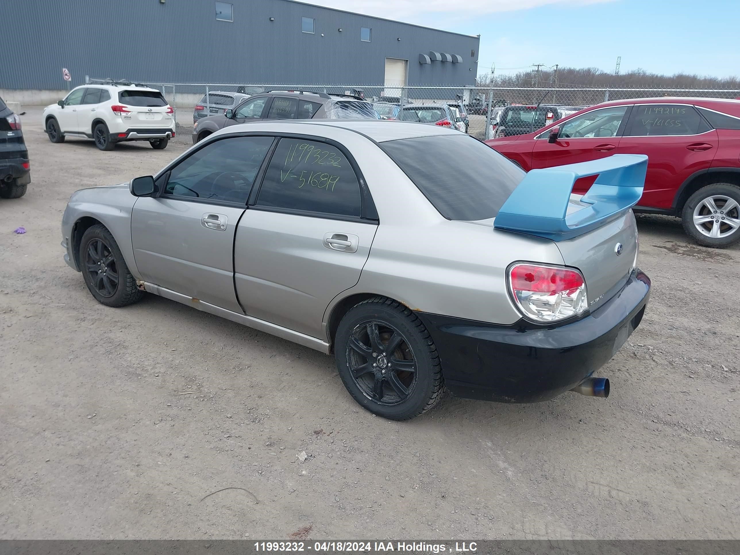 Photo 2 VIN: JF1GD61617G516819 - SUBARU IMPREZA 