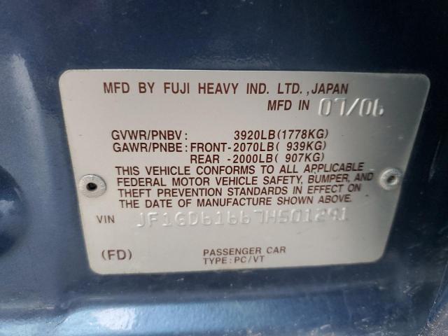 Photo 12 VIN: JF1GD61667H501291 - SUBARU IMPREZA 