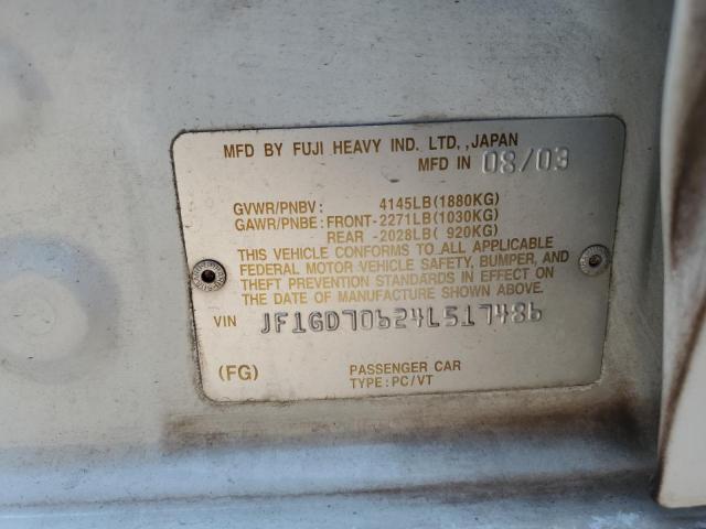 Photo 11 VIN: JF1GD70624L517486 - SUBARU IMPREZA WR 