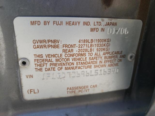 Photo 11 VIN: JF1GD70696L516340 - SUBARU WRX 