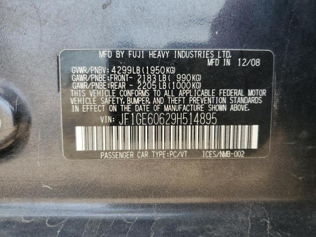 Photo 11 VIN: JF1GE60629H514895 - SUBARU IMPREZA 2. 