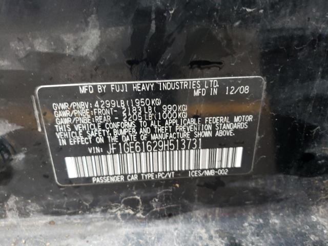 Photo 11 VIN: JF1GE61629H513731 - SUBARU IMPREZA 